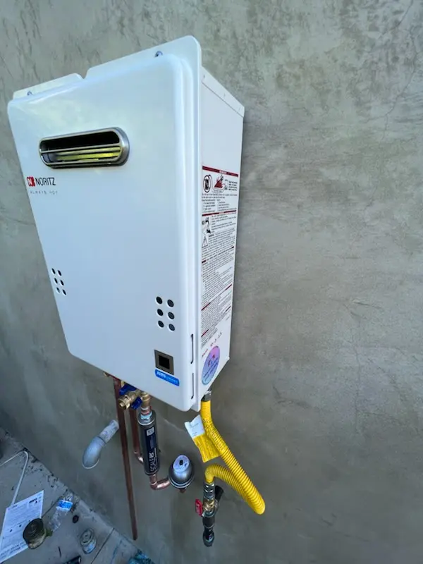 Tankless water heater installation for Strickland Crossroads homes